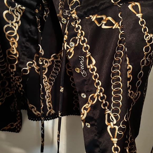 GUESS Button Down Blouse - Picture 6 of 6